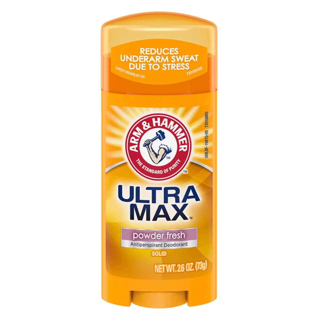 * Arm & Hammer Ultramax Solid Powder Fresh Deodorant, 73g