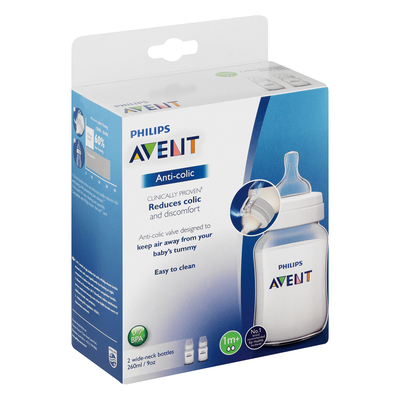 * Avent Anti-Colic Feeder Bottle, 2x260ml