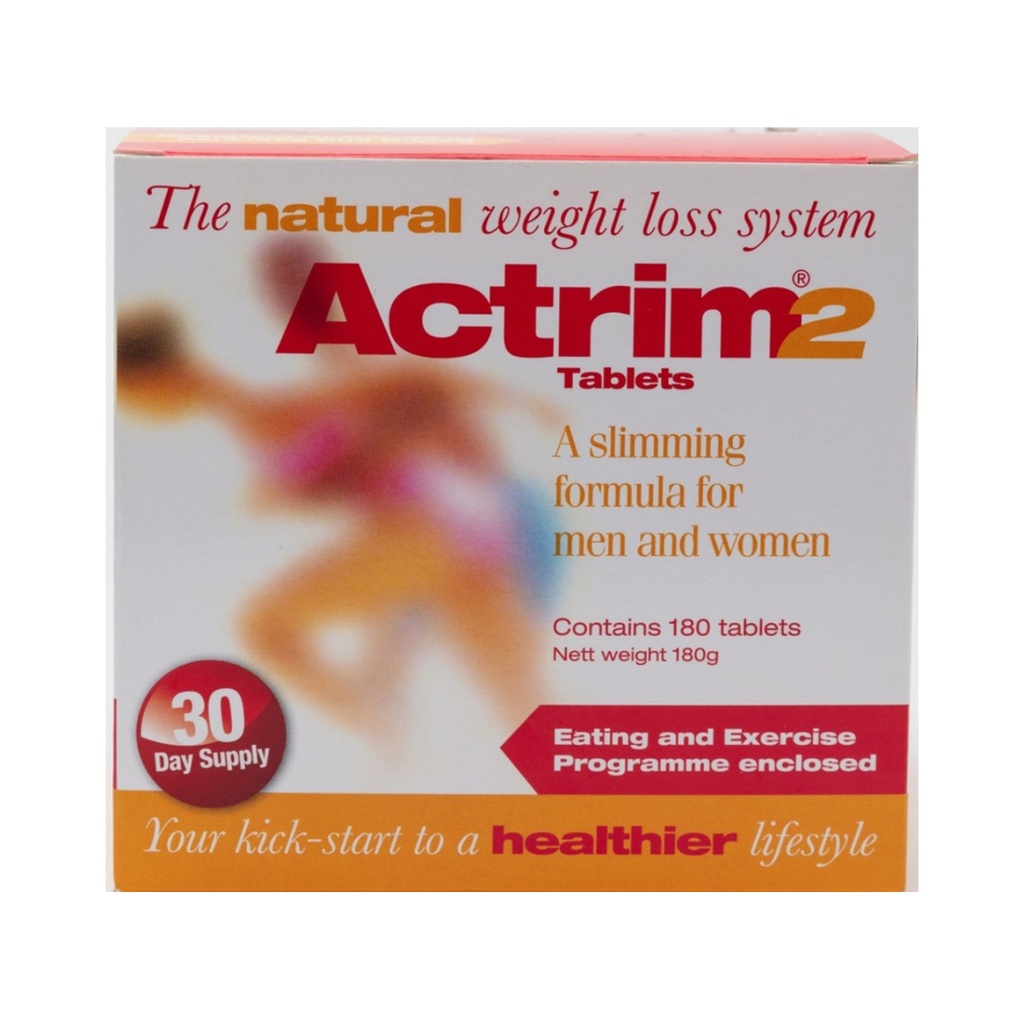 * Actrim 2 Sliming Formula Tablets, 180's