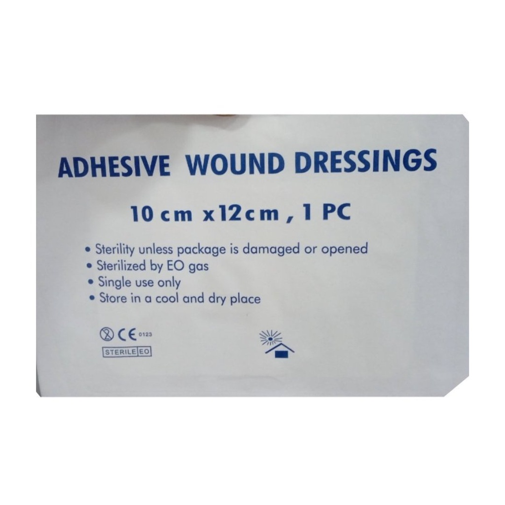 * Adhesive Wound Dressing, 12x10cm