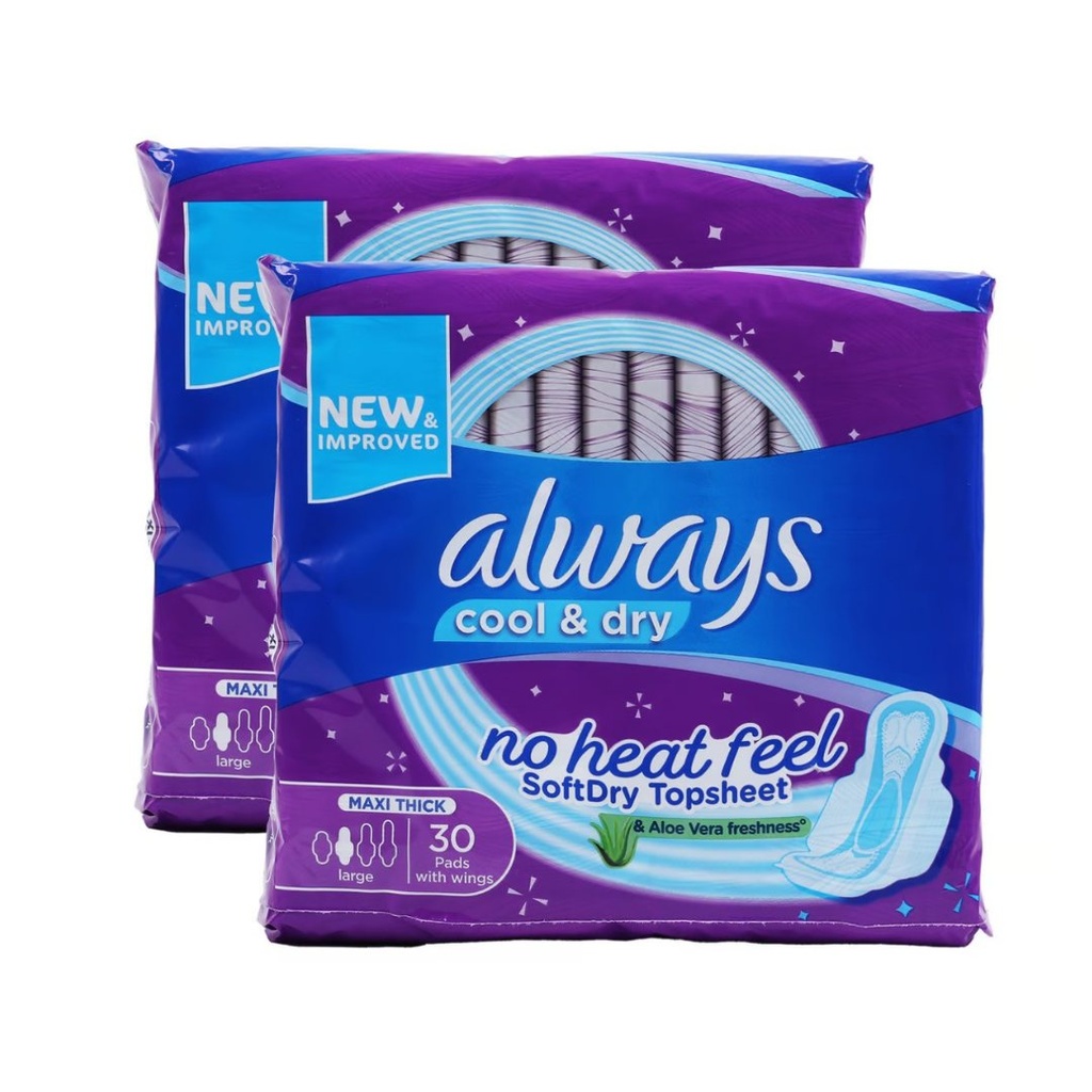 * Always Cool & Dry Large Wings, 2x30's - OFFER