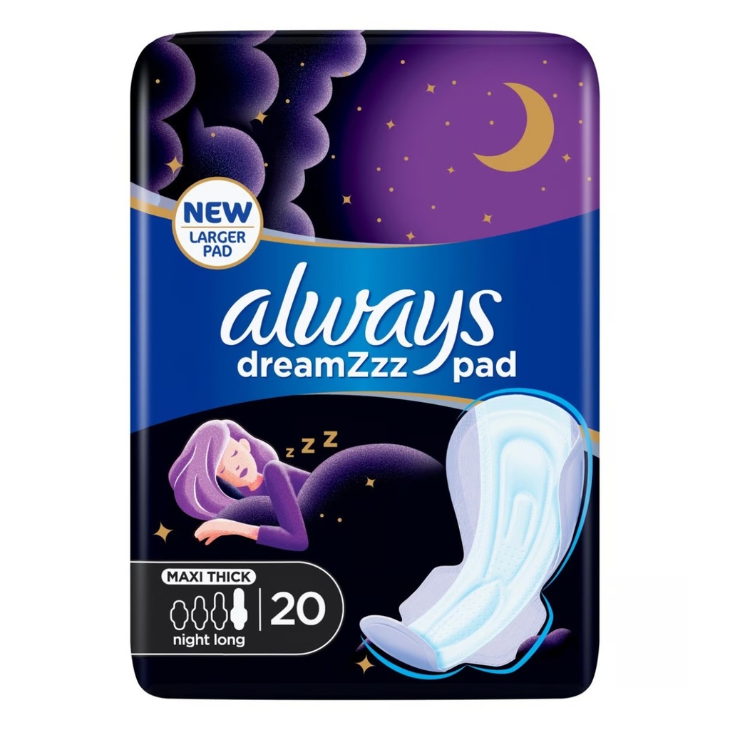* Always DreamzzPad Cotton Maxi Thick, 20's