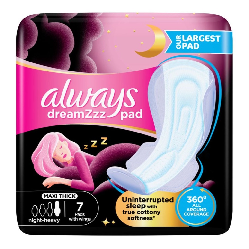 * Always DreamZzz Maxi Thick Night-Heavy Pads, 7's 