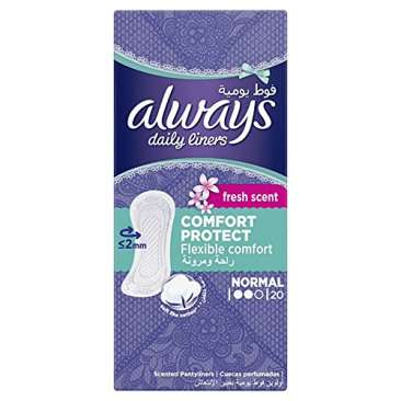 * Always Panty Liners Fresh Scent Normal, 20's