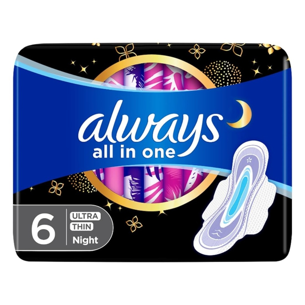 Always All in One Ultra Thin Night, 6's