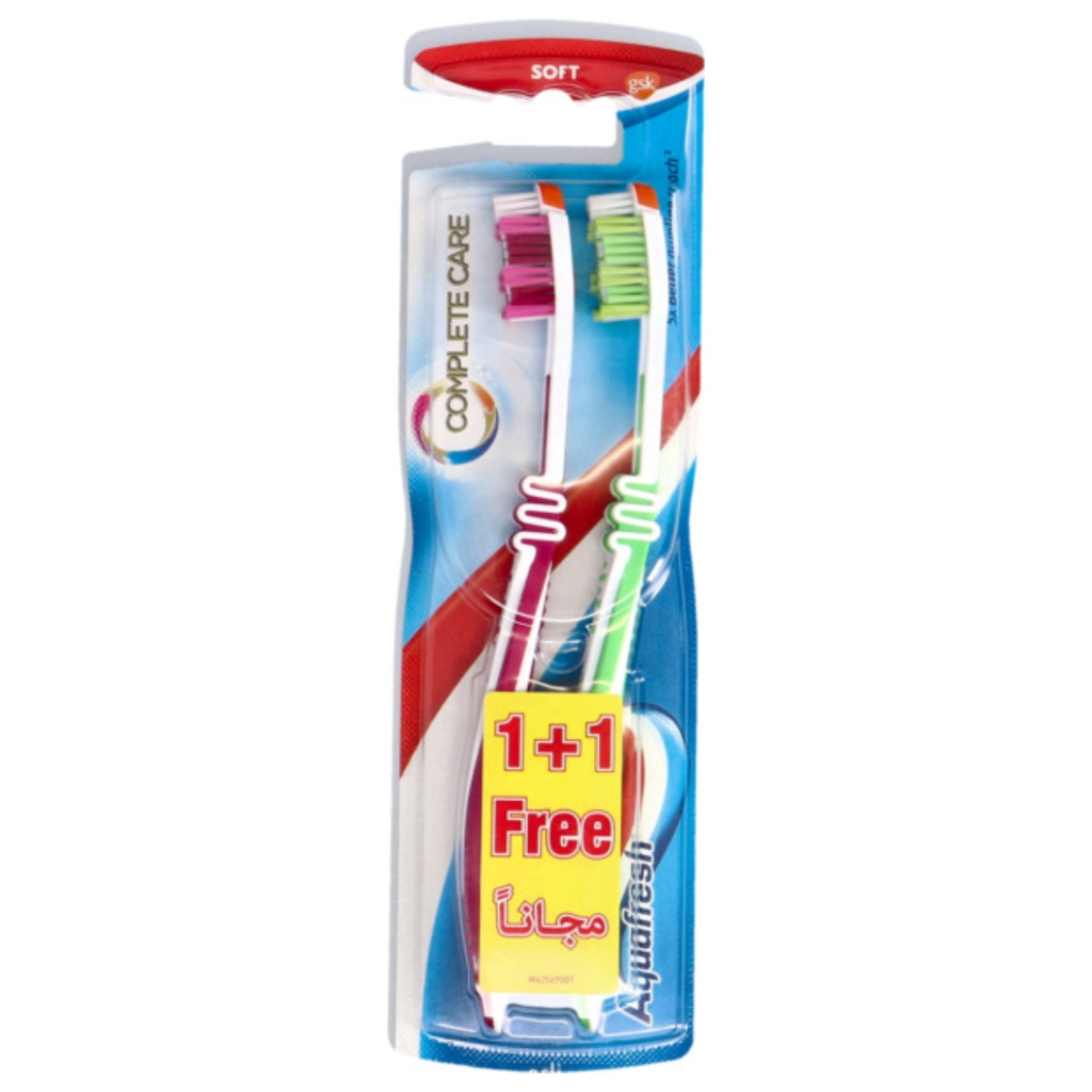 * Aquafresh Complete Care Soft Toothbrush, (1+1 Free) - OFFER 