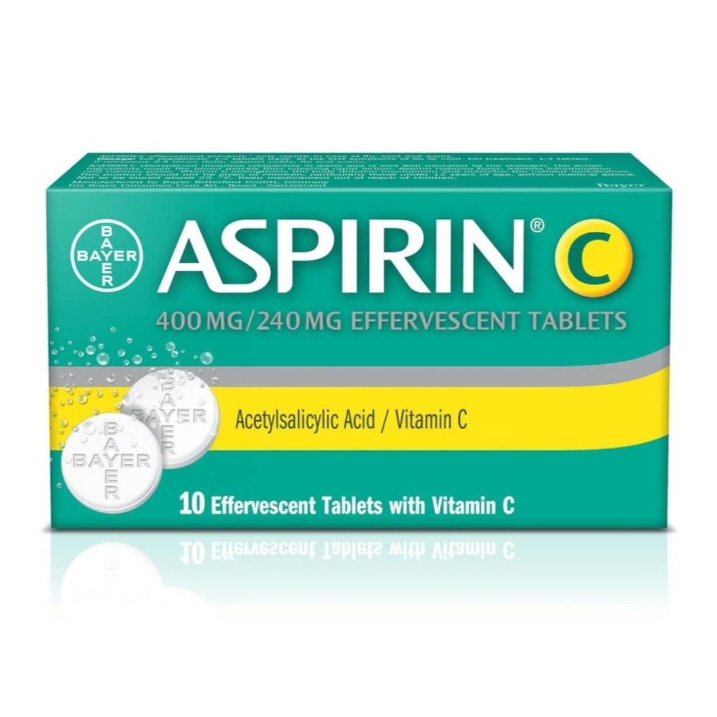Aspirin C Effervescent Tablets, 10's