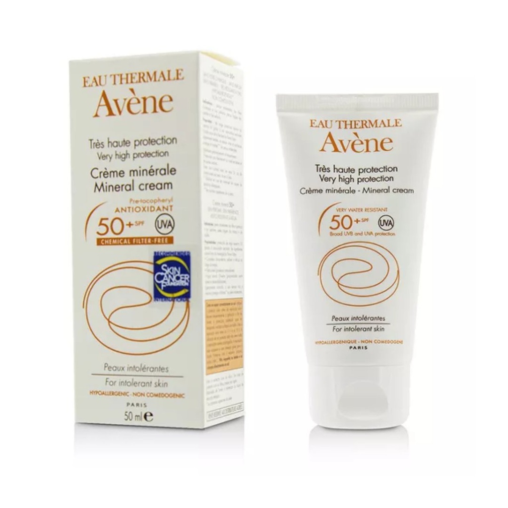 * Avène Mineral Cream SPF50+, 50 ml