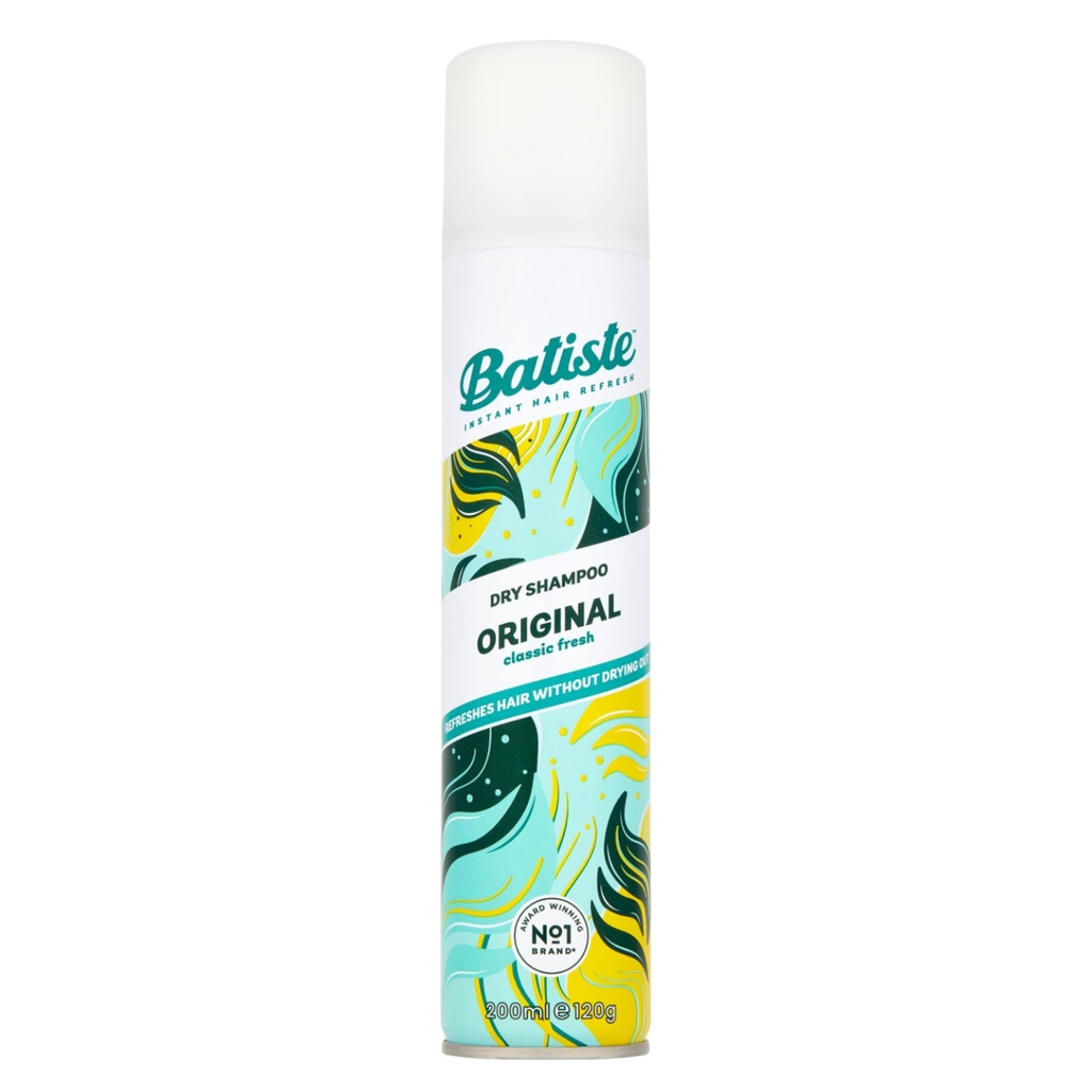 * Batiste Original Dry Shampoo, 200ml - OFFER (Twin Pack 25% Off)