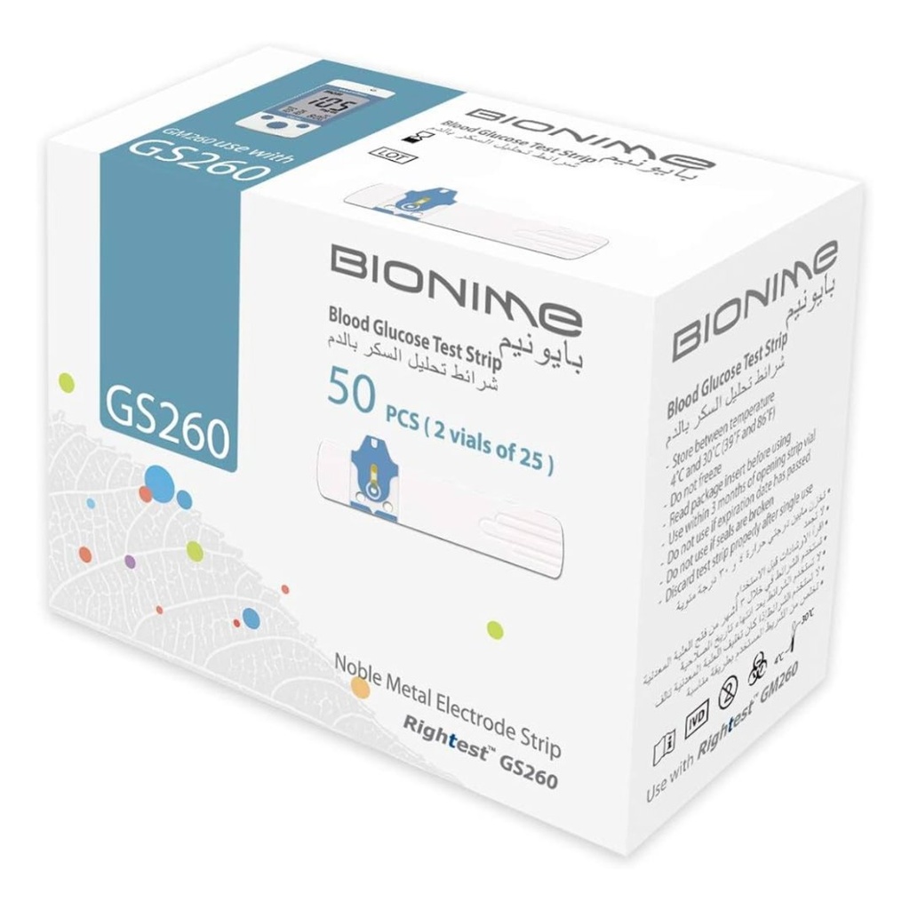 * Bionime Test Strips, 50's