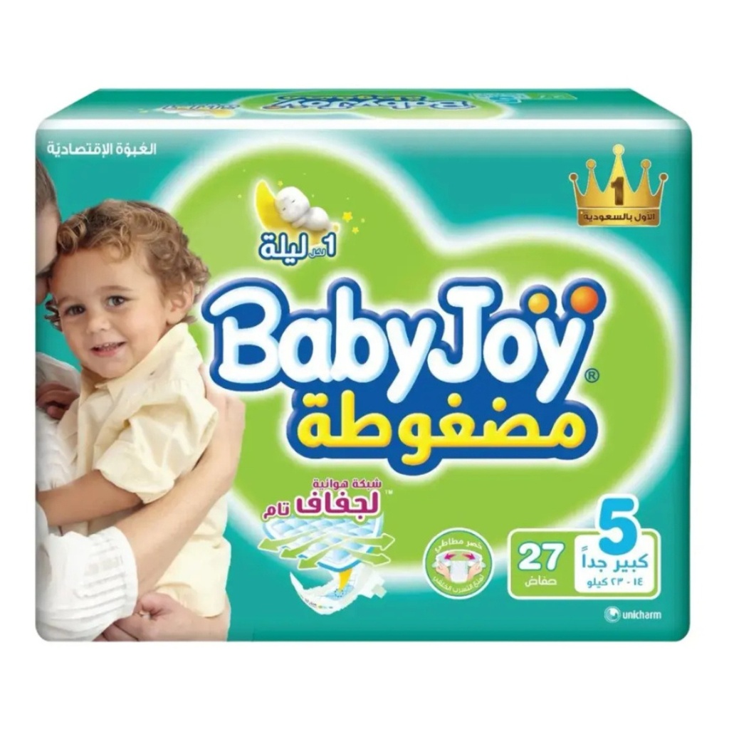 بيبي جوي جونيور حفاضات مقاس5، 27 حفاض