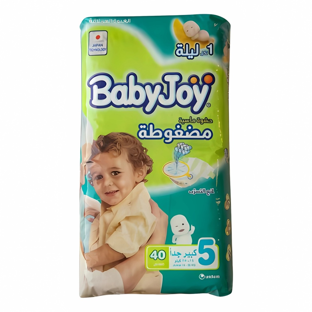 بيبي جوي إكس لارج مقاس 5، 40 قطعة