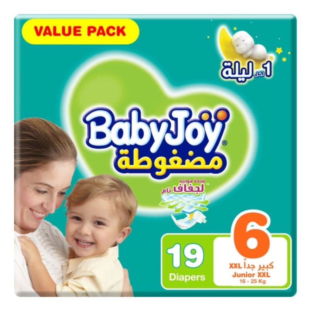 * Baby Joy XXL Size 6, 19's