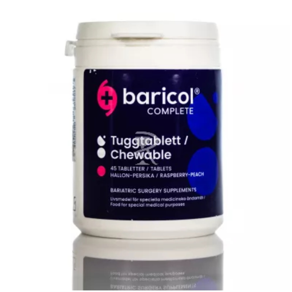 * Baricol Complete Raspberry-Peach Chewable Tablets, 45's