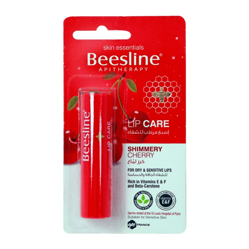* Beesline Lip Care Shimmery Cherry, 4g