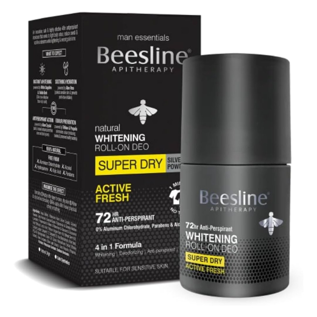* Beesline Deodorant Active Fresh Roll-On - OFFER (1+1 Free)