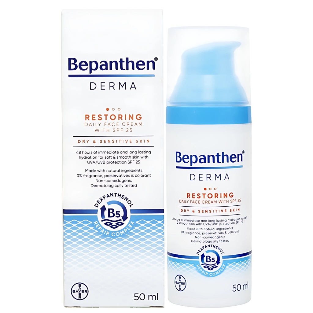 Bepanthen Derma Restoring Daily Face Cream, 50ml