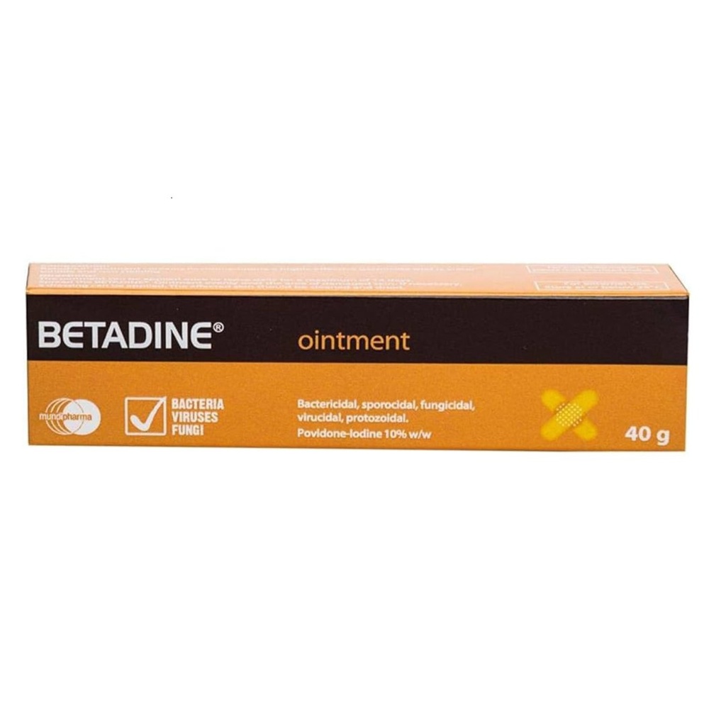 * Betadine 10% Ointment, 40g