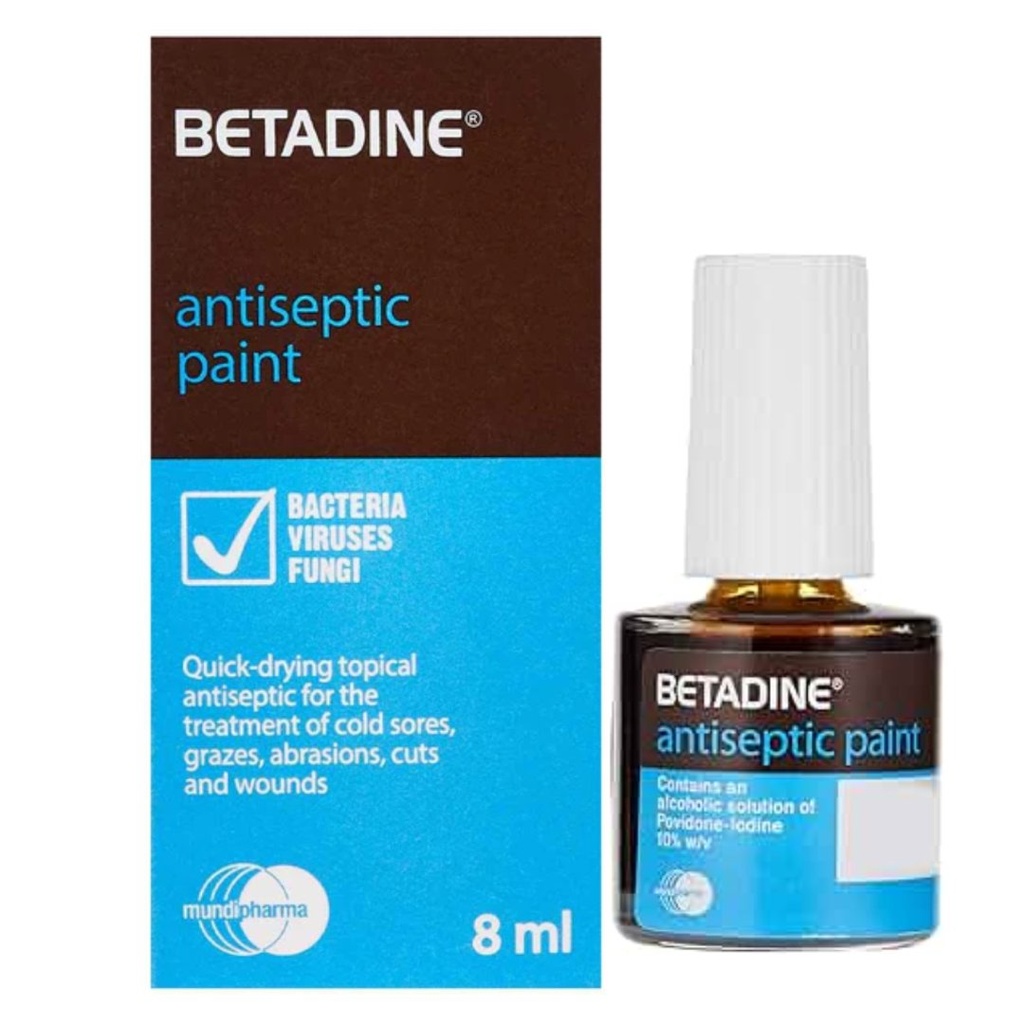 Betadine Antiseptic Paint, 8ml