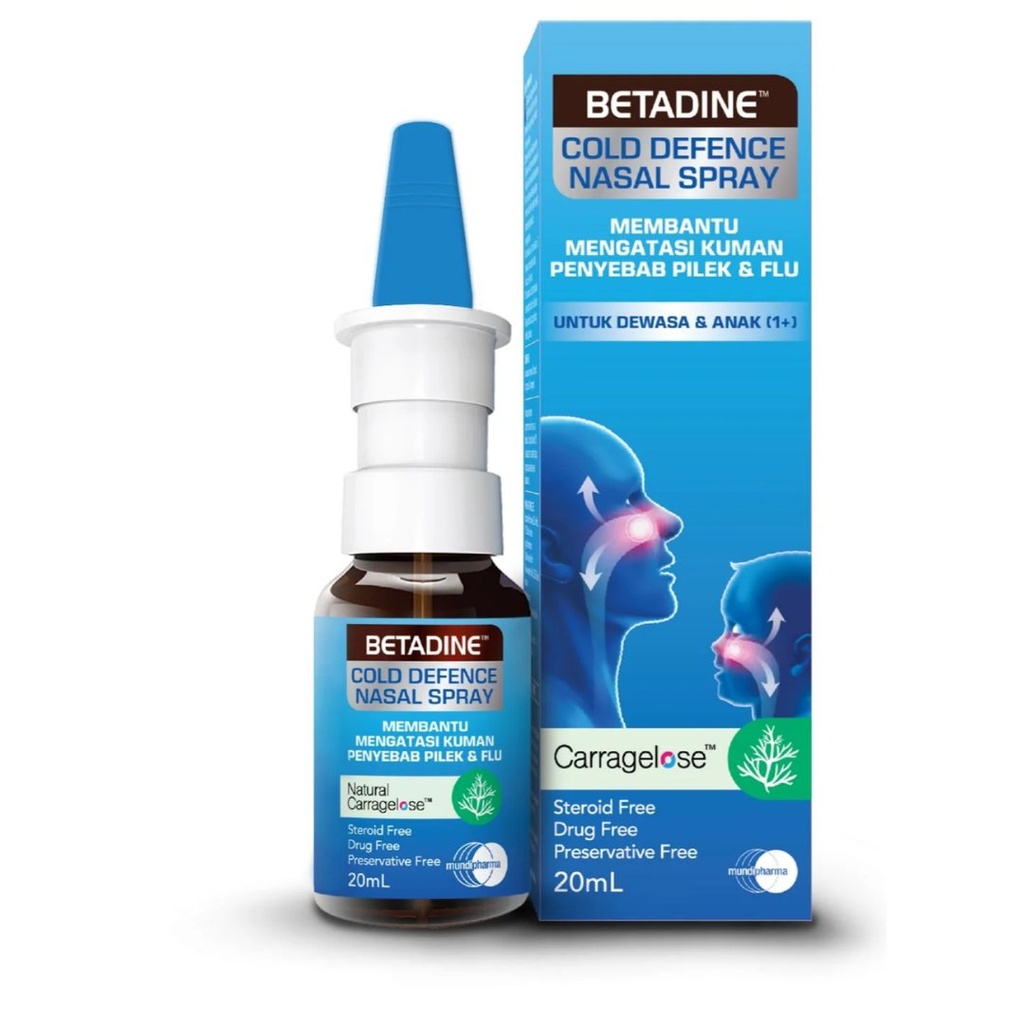 * Betadine Cold Defence Nasal Spray, 20ml