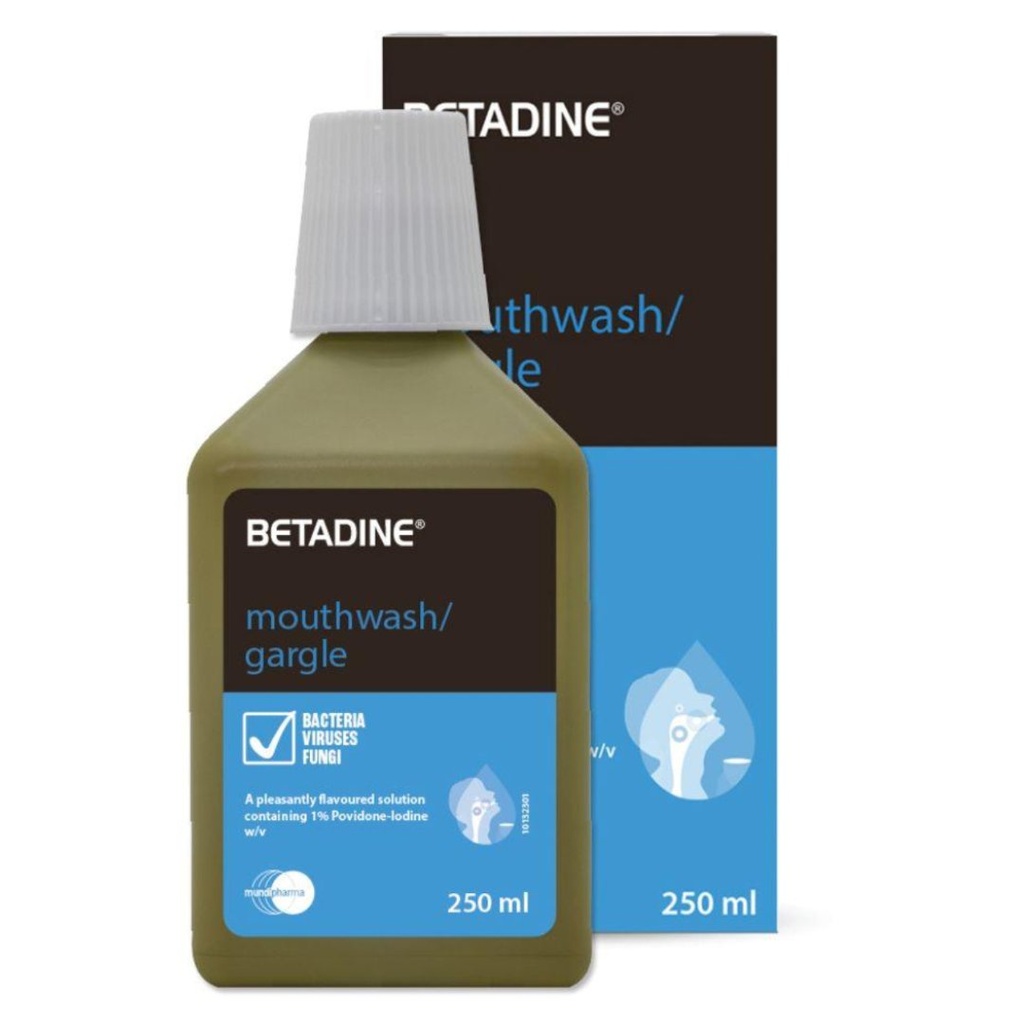 * Betadine Gargle & Mouthwash, 250ml