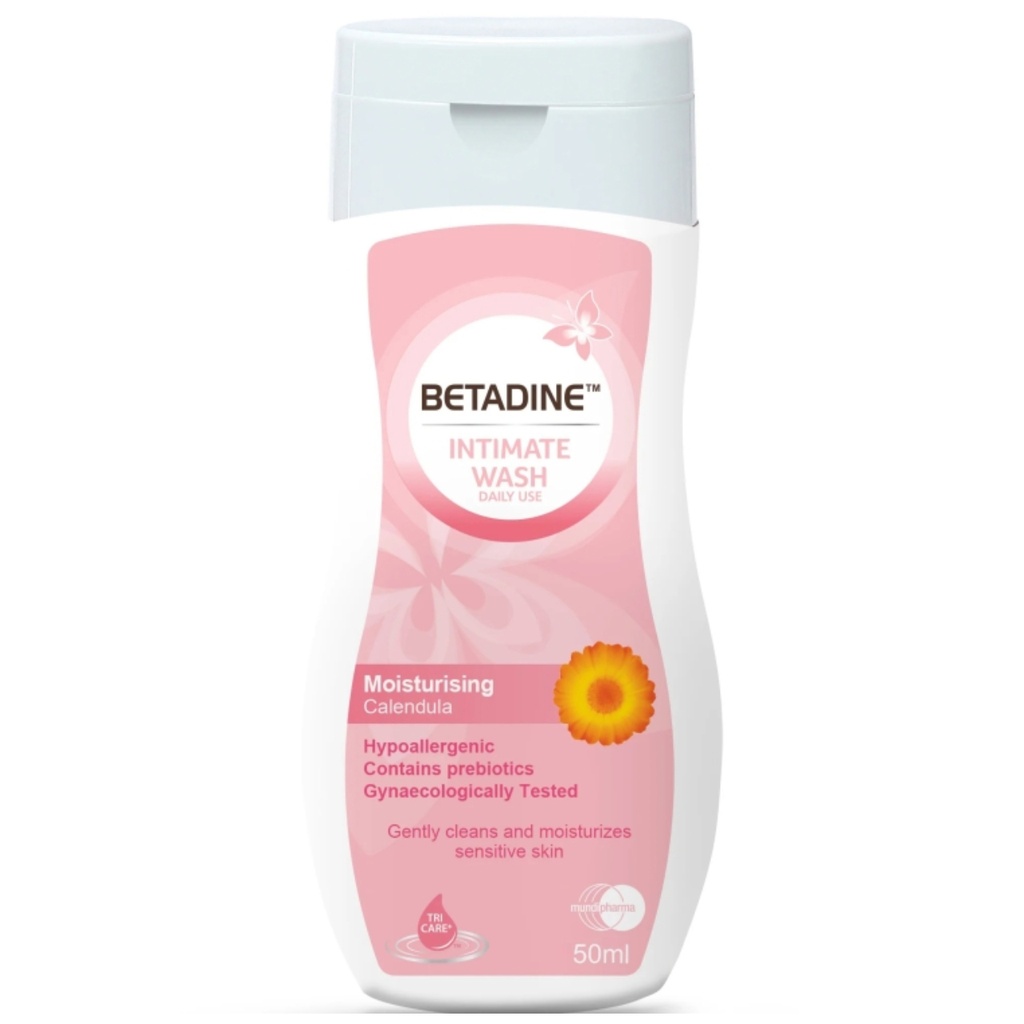 * Betadine Moisturizing Calendula Intimate Wash, 50ml 