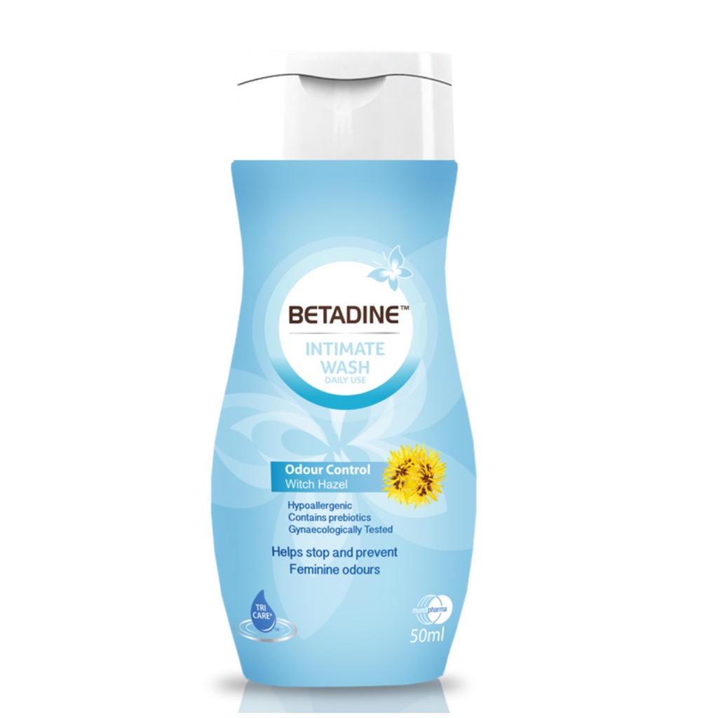 * Betadine Odour Control Witch Hazel Intimate Wash, 50ml