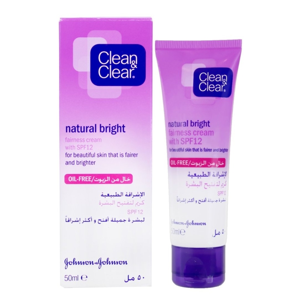 * Clean & Clear Fairness Moisturiser, 50ml