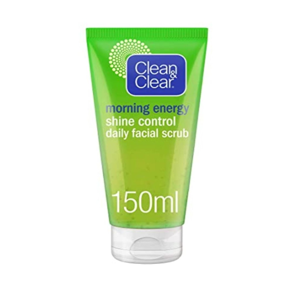 * Clean & Clear  Morning Energy Shine Control Facial Scrub, 150ml
