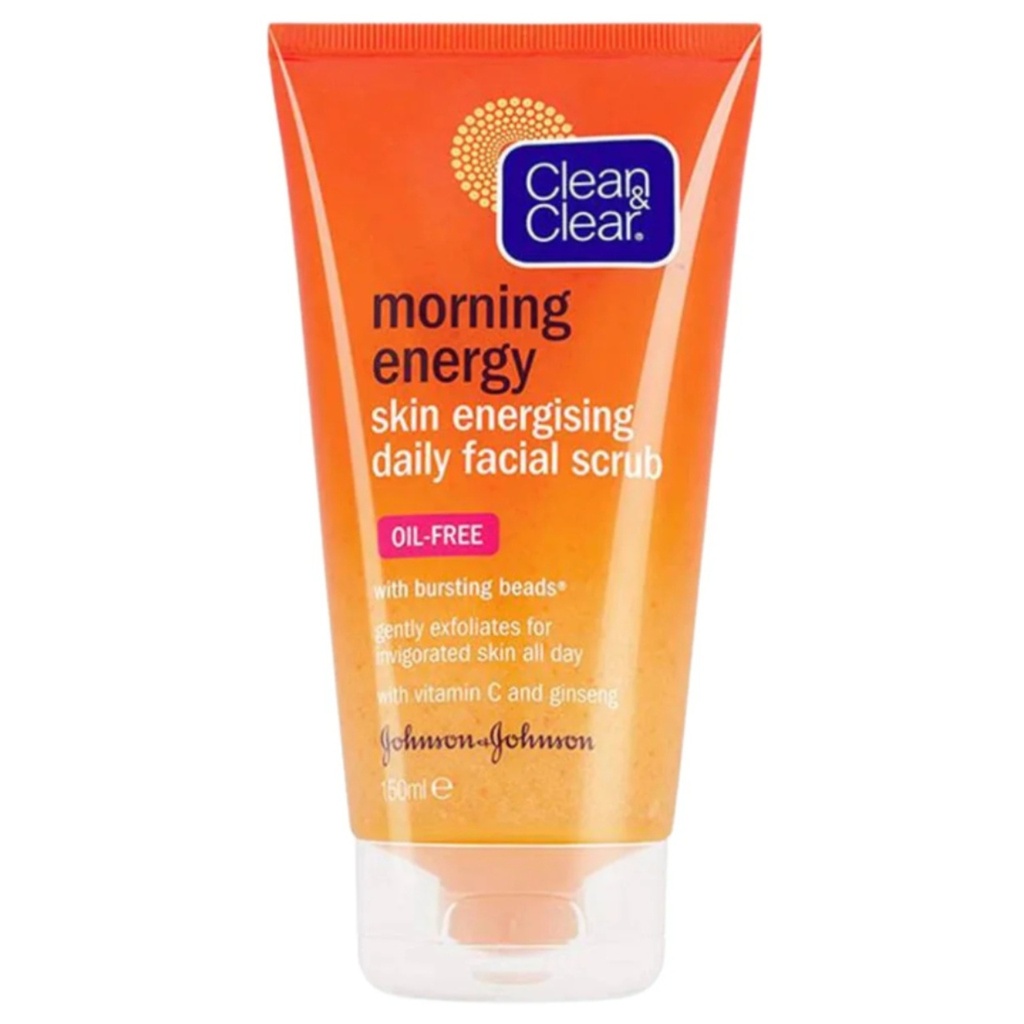 *  Clean & Clear Morning Energy Scrub, 150ml