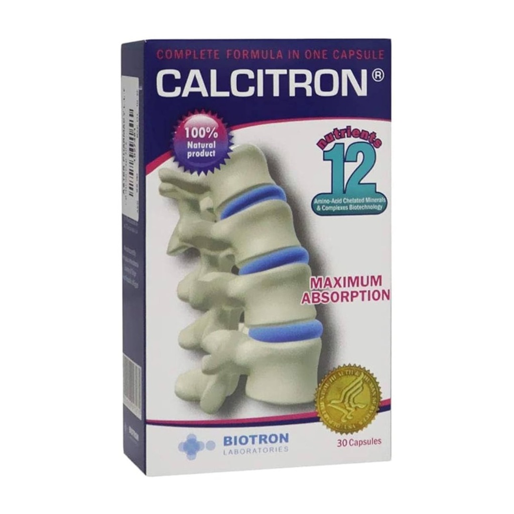 * Calcitron Capsules, 30’s