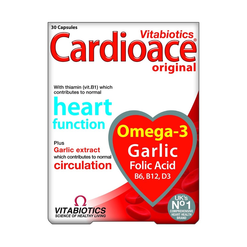 * Vitabiotics Cardioace Capsules, 30's