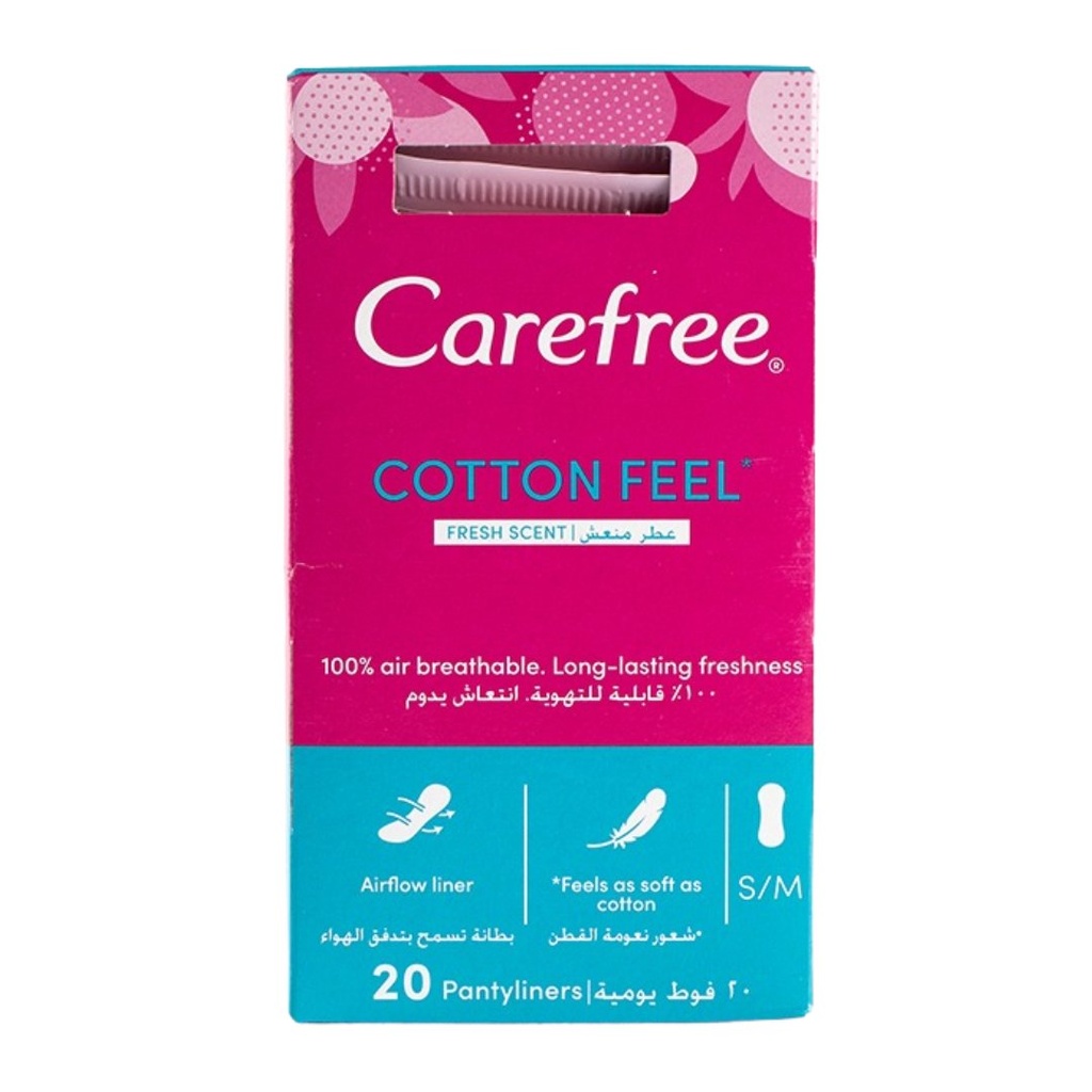 * Carefree Cotton Feel, 20's - Fresh Scent