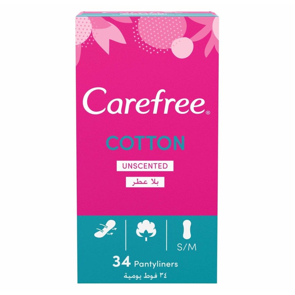 * Carefree Cotton Feel, 34's - Unscented