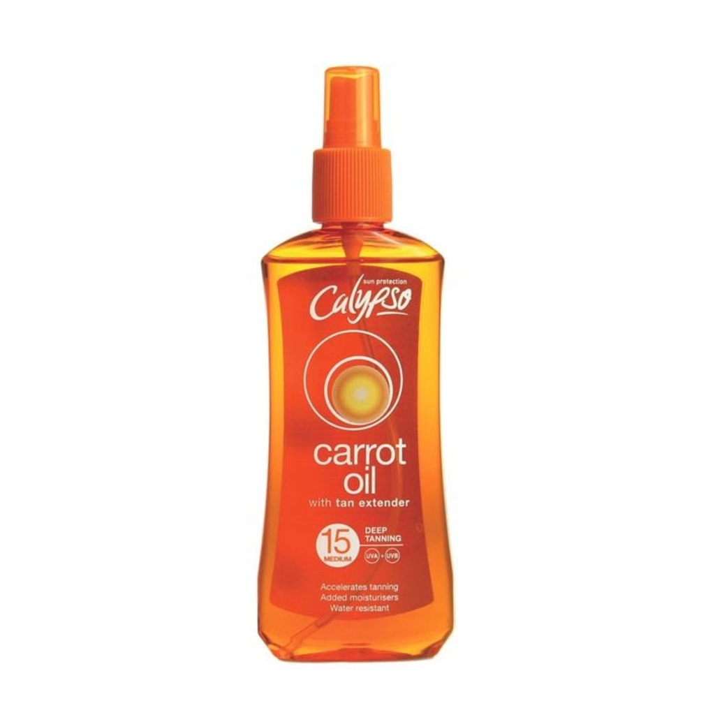 * Calypso Carrot Oil SPF15 Deep Tanning Spray, 200ml