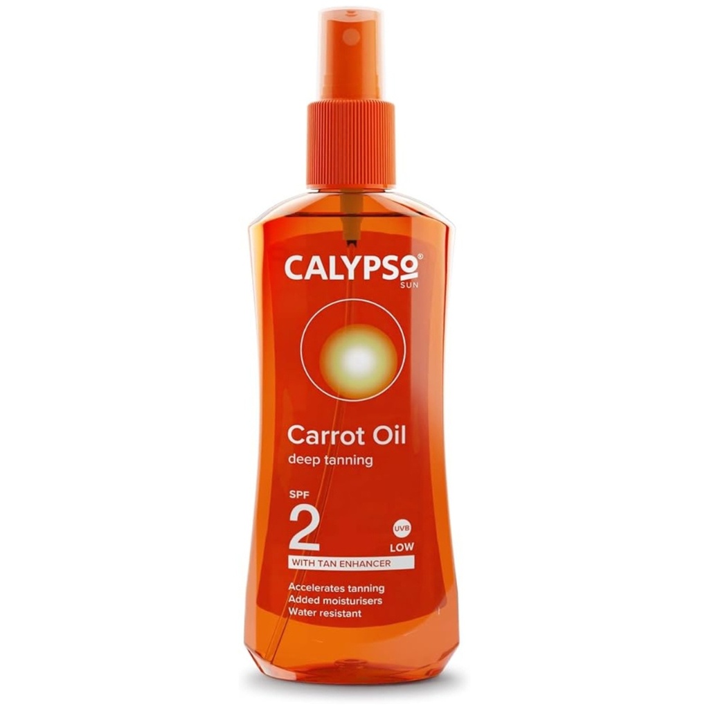 * Calypso Carrot Oil SPF2 Deep Tanning Spray, 200ml