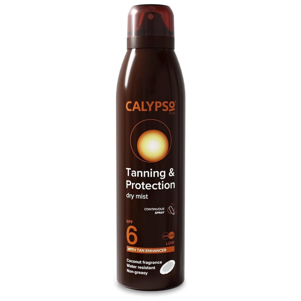 * Calypso Tanning & Protection SPF6 Continuous Spray, 175ml