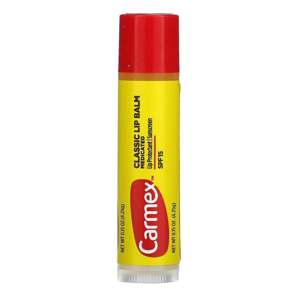 * Carmex Classic Lip Balm Medicated SPF15, 4.25g