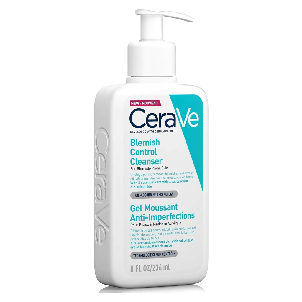 * Cerave Blemish Control Cleanser, 236ml