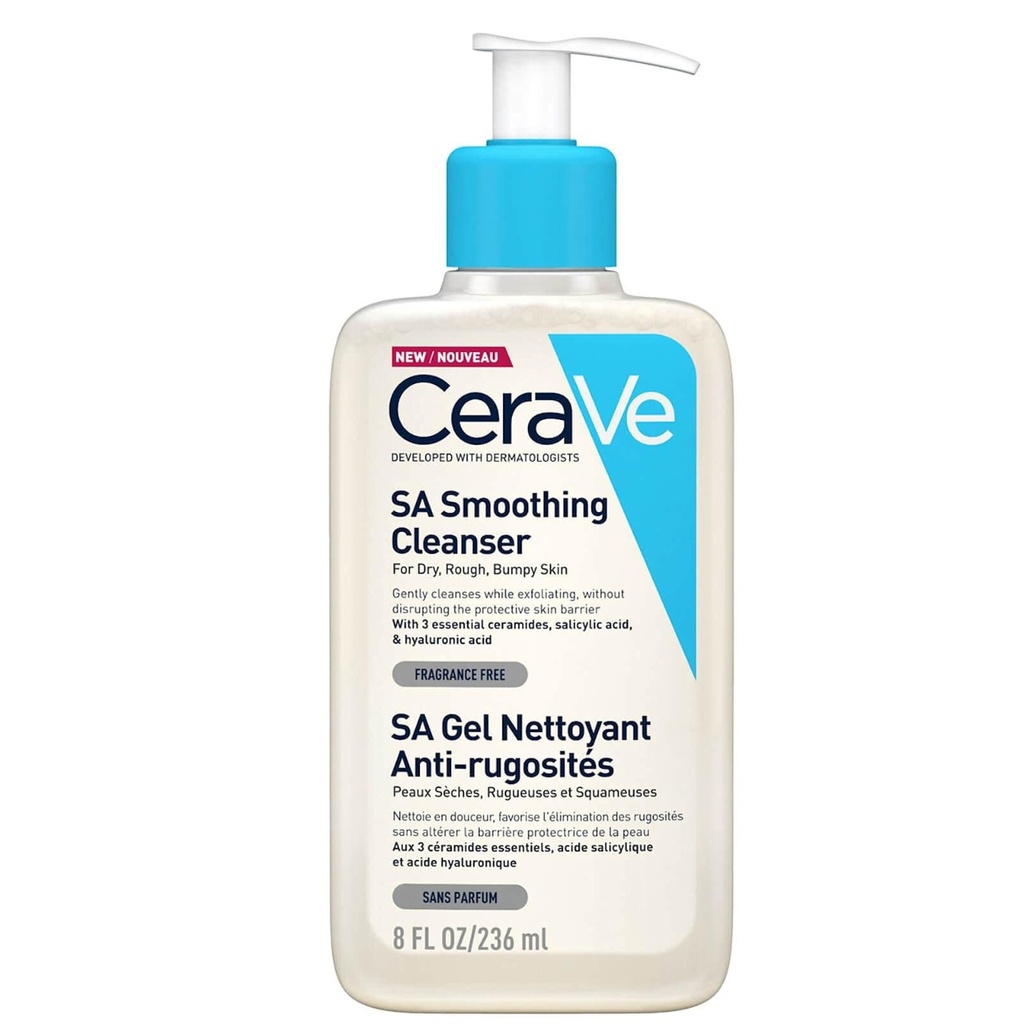 * Cerave SA Smoothing Cleanser, 236ml