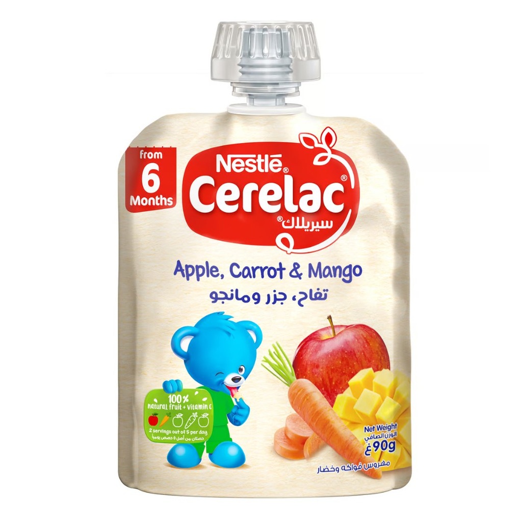 * Cerelac Apple Carrot & Mango, 90g