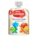 * Cerelac Apple Carrot & Mango Pouch, 90g
