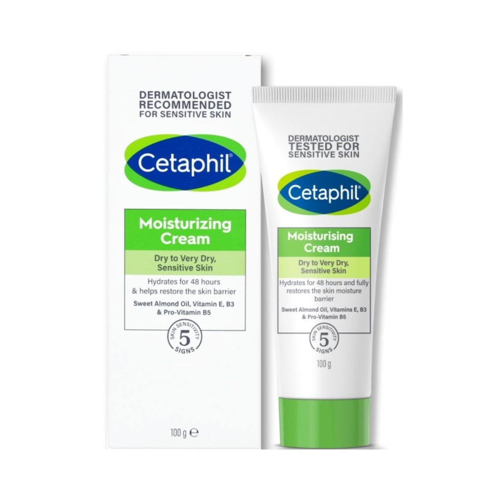 * Cetaphil Moisturizing Tube Cream, 100g
