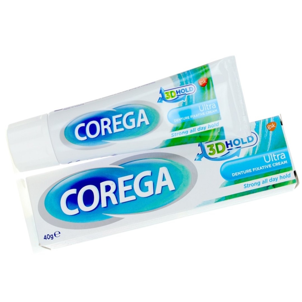 * Corega Ultra Denture Fixative Cream, 40g