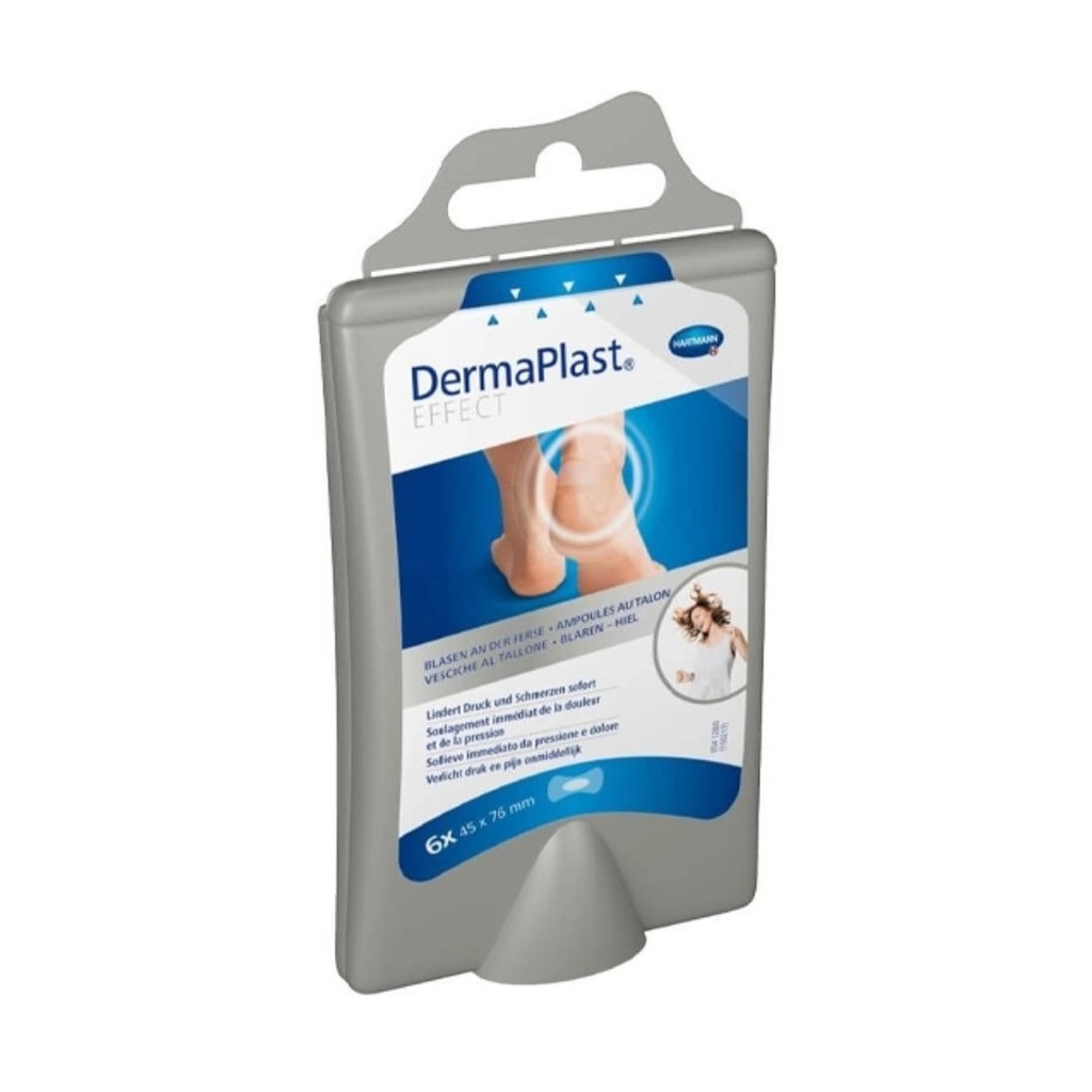 * DermaPlast Effect Heel Blister 76x45mm, 6's