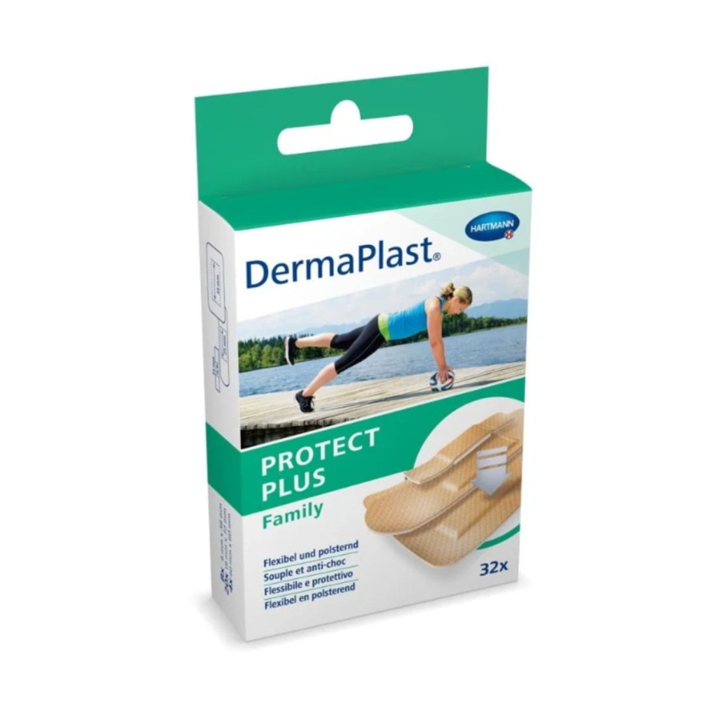* DermaPlast Protect Plus Family - 3 Sizes, 32's