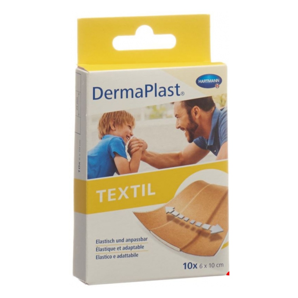 * DermaPlast Textil 6cmx10cm, 10's