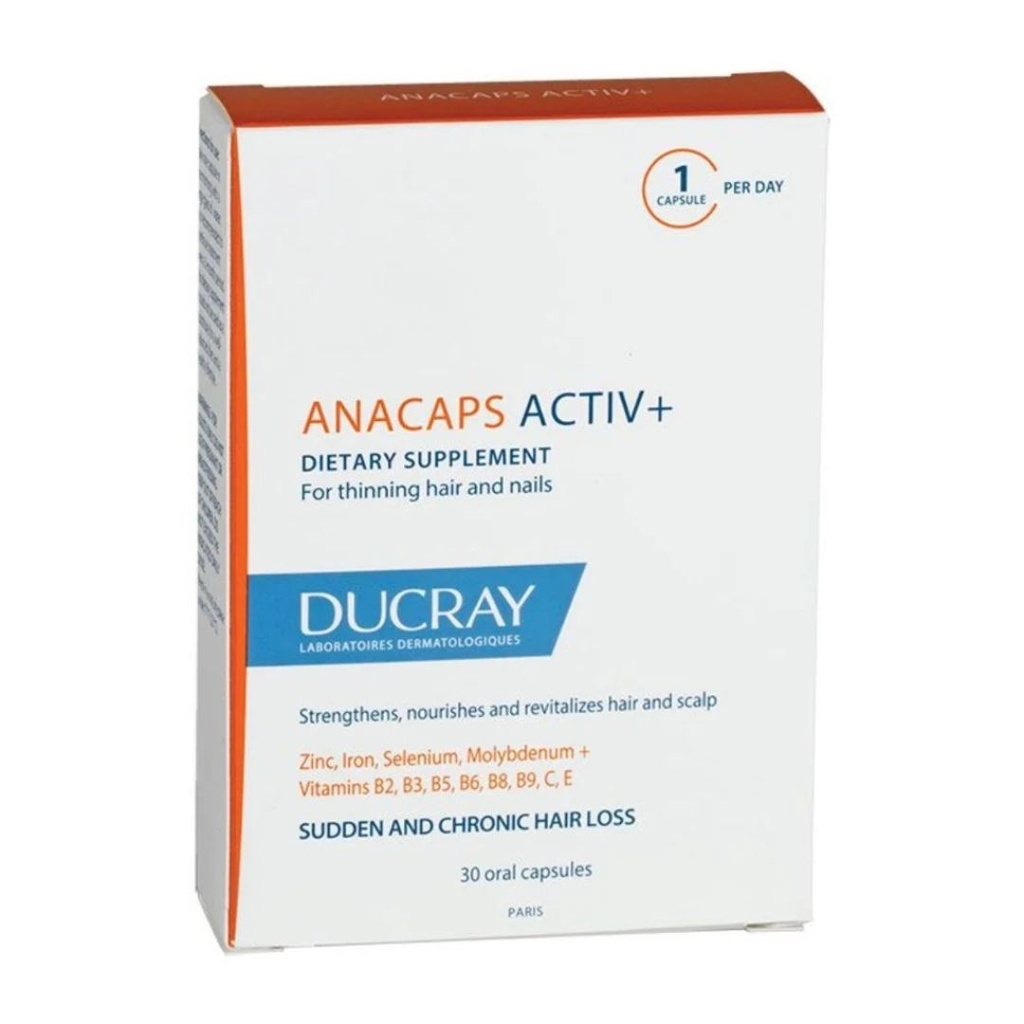 * Ducray Anacaps Activ+ Capsules, 30's