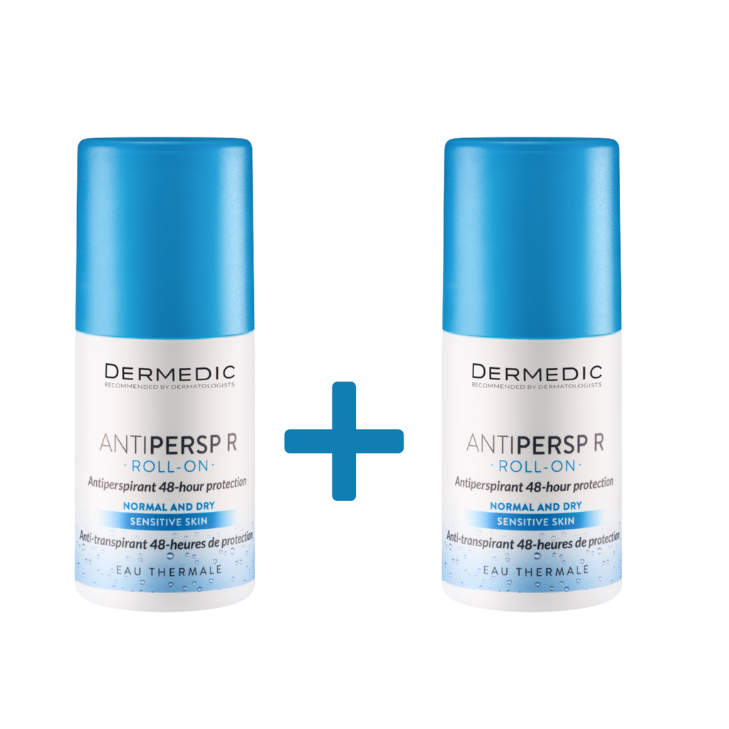 * Dermedic Antiperspirant Roll On, 60ml - OFFER (1+1 Free)