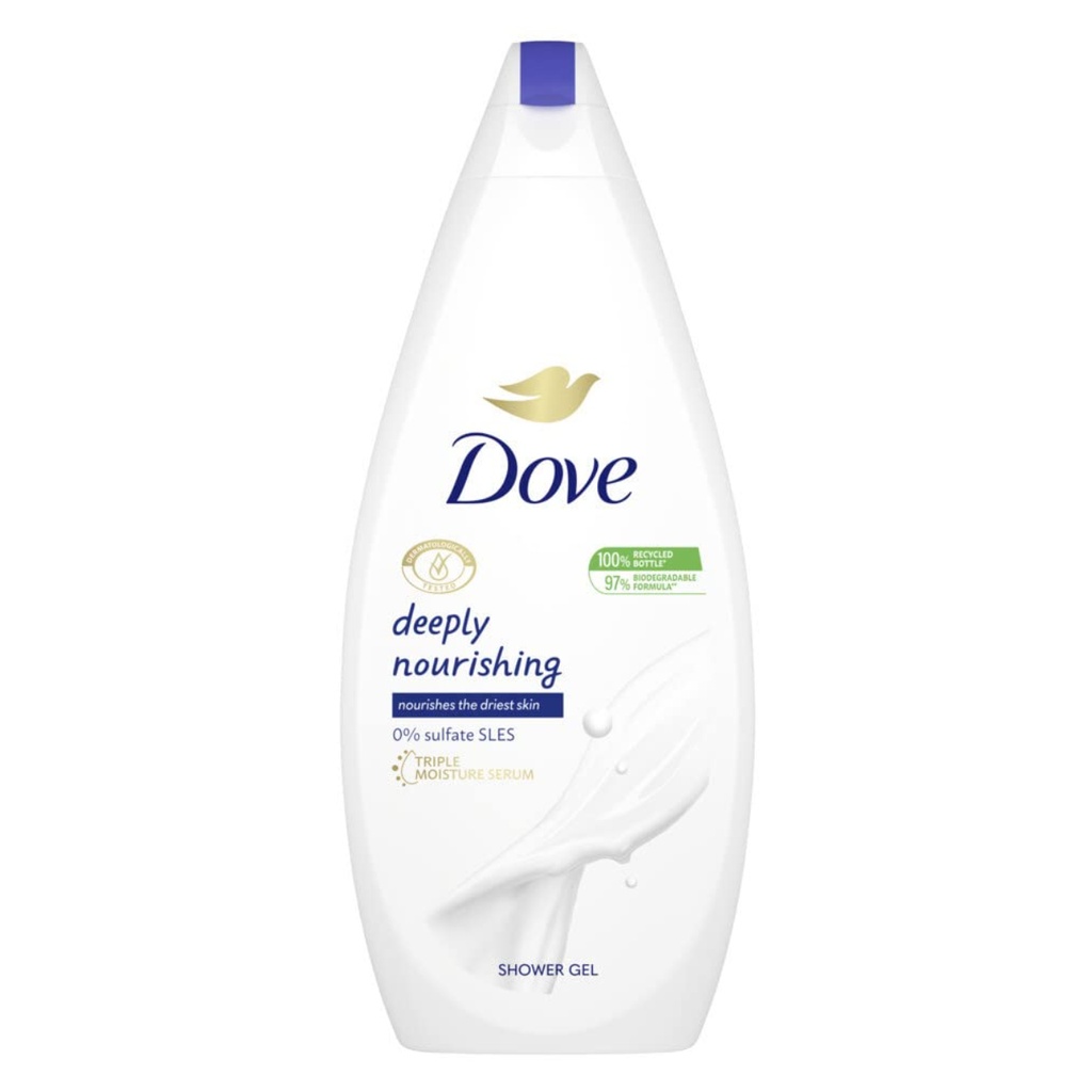 * Dove Deeply Nourishing Body Wash, 750ml
